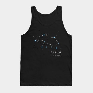 Fancy Horoscope Art Zodiac Astrological Sign Tapir Tank Top